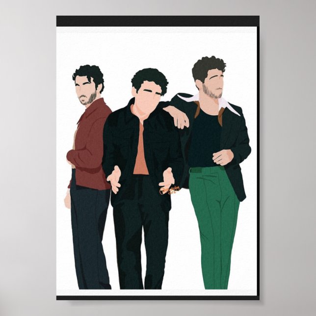 Poster Retrato dos irmãos Jonas (Frente)