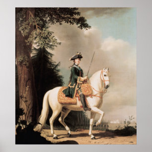Poster Retrato Equestre de Catherine II