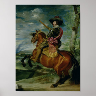 Poster Retrato equestre de Don Gaspar de Guzman