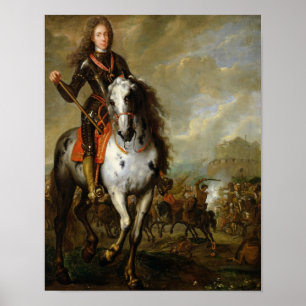 Poster Retrato equestre do príncipe Eugene