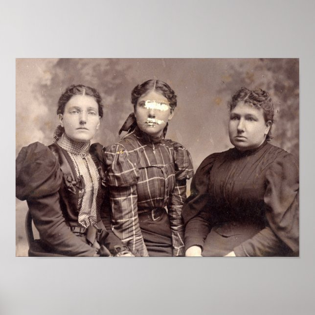 Poster Retrato Familiar Assombrado de Spooky Halloween (Frente)