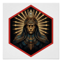 Póster Retrato Fantástico Incrível da Illuminati