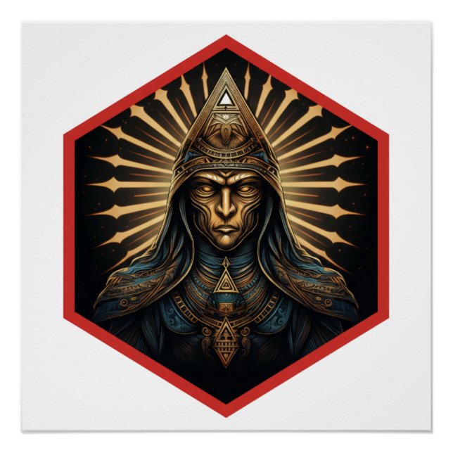Póster Retrato Fantástico Incrível da Illuminati (Frente)