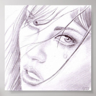 Poster Retrato feminino