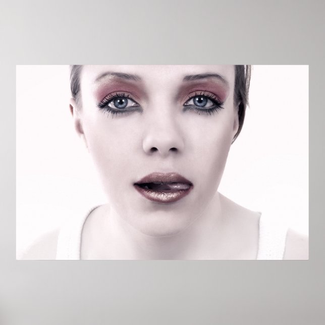 Poster Retrato feminino da moda (Frente)