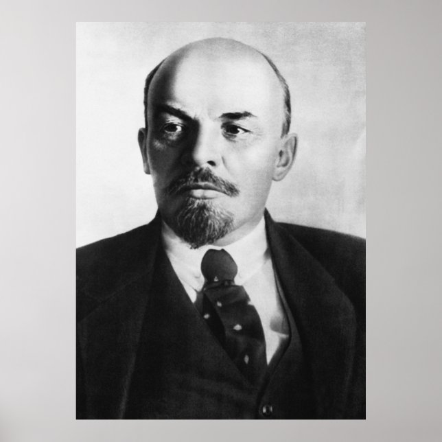 Poster Retrato fotográfico de Lenin (Frente)