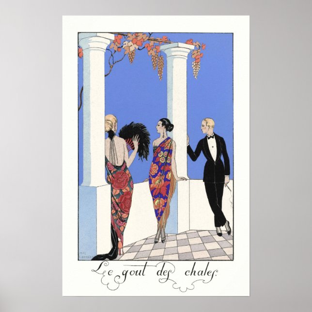 Poster Retrato Francês Vintage (Frente)