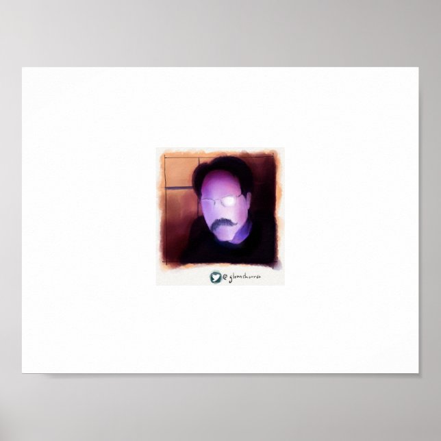 Póster Retrato: Glenn Sharron (Frente)