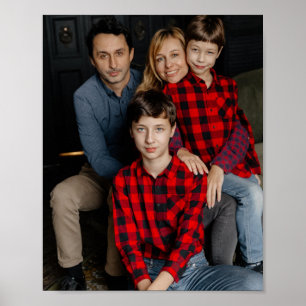 Poster Retrato Impresso Personalizado – Obra de Arte de F