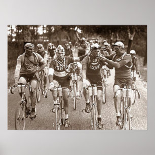 POSTER RETRATO INTIMADO DA TURA DE FRANÇA DE 1920