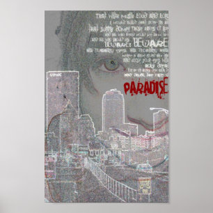 Poster retrato khan do paraíso do kubla