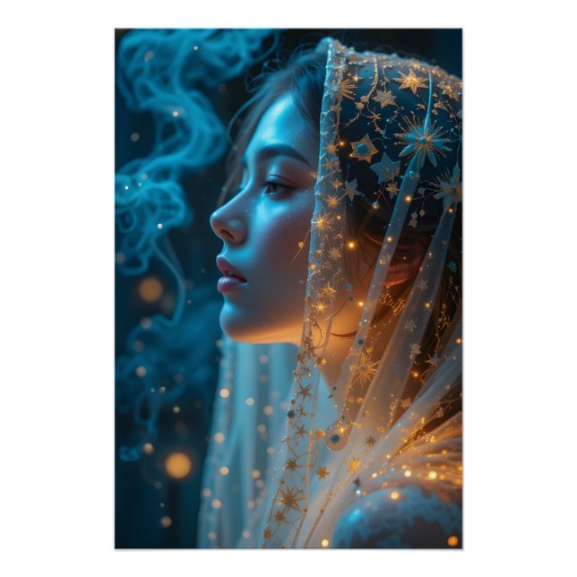 Póster Retrato Luz Encantado (Frente)