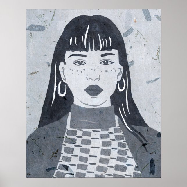 Poster Retrato Noturno (Frente)