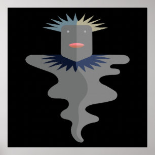 Póster Retrato Oficial Dela-alia Insulo Clupkitz