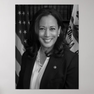 Poster Retrato Oficial do Senador Kamala Harris - 2017