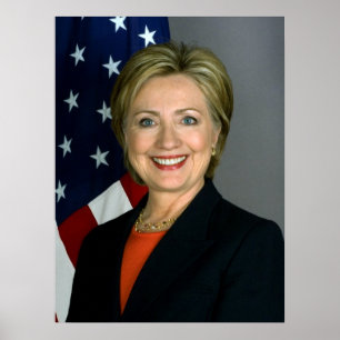 Póster Retrato Oficial Hillary Clinton