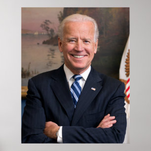 Póster Retrato Oficial Joe Biden, ZSSG