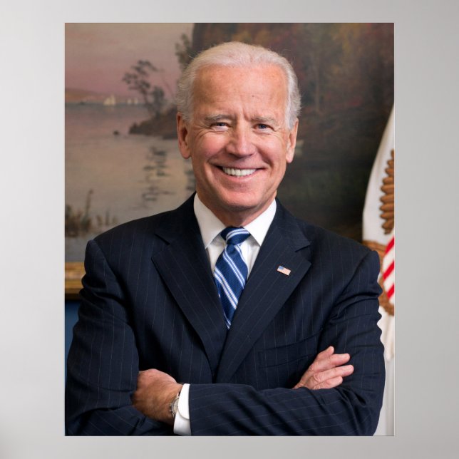 Póster Retrato Oficial Joe Biden, ZSSG (Frente)