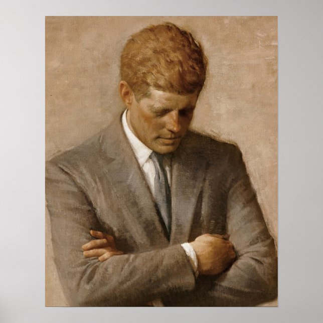 Poster Retrato Oficial John F Kennedy (Frente)