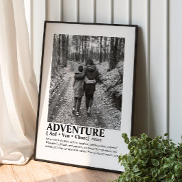 Poster Retrato Personalizado da Família de Fotografias de