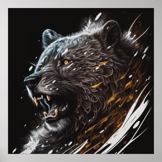 Poster Retrato Portátil Captura Animal Adventure (Frente)