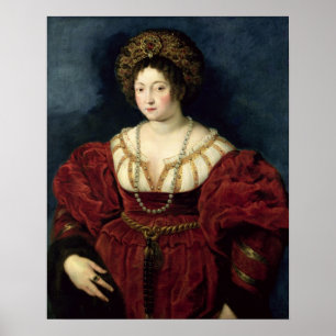 Poster Retrato póstumo do d'Este de Isabella
