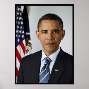 Poster Retrato Presidencial de Barack Obama