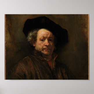 Poster Retrato próprio de Rembrandt