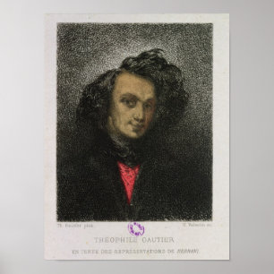 Poster Retrato próprio, vestido para "Hernani"