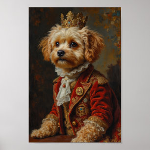 Poster Retrato Real de Maltipoo