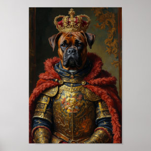 Poster Retrato Real do Boxer