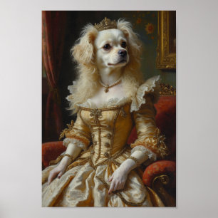 Poster Retrato Real Maltês