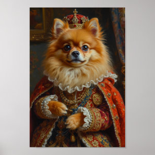 Poster Retrato Real Pomerânia