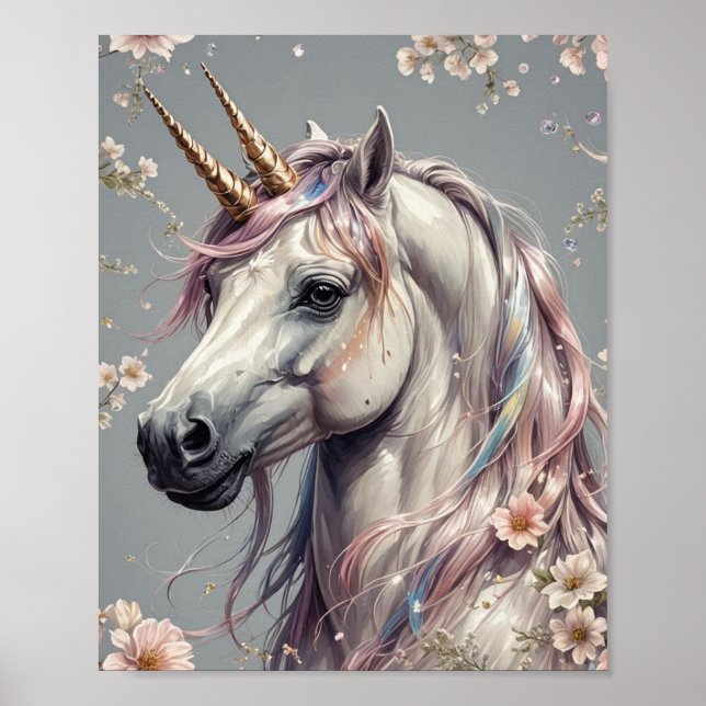 Poster Retrato Unicorn (Frente)
