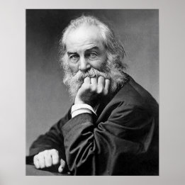 Poster Retrato Walt Whitman Essencial, 50 Anos