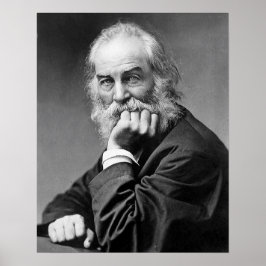 Poster Retrato Walt Whitman Essencial, 50 Anos