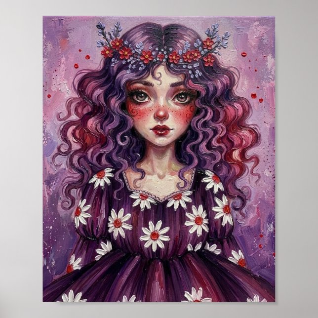 Poster RetratoDaisyWitch (Frente)