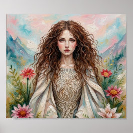 Poster RetratoDeFlorSilvestreEtérea