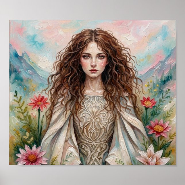 Poster RetratoDeFlorSilvestreEtérea (Frente)