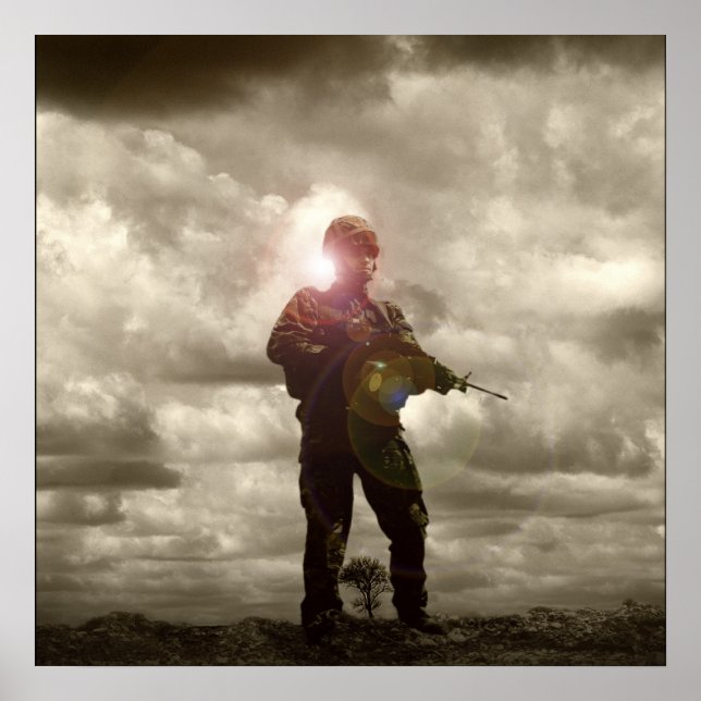 Póster Retratos da Airsoft: Tanque (Frente)