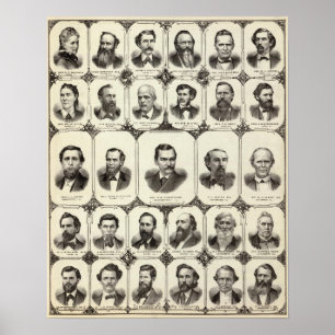 Poster Retratos de DLR Wardner