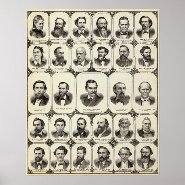 Poster Retratos de DLR Wardner (Frente)