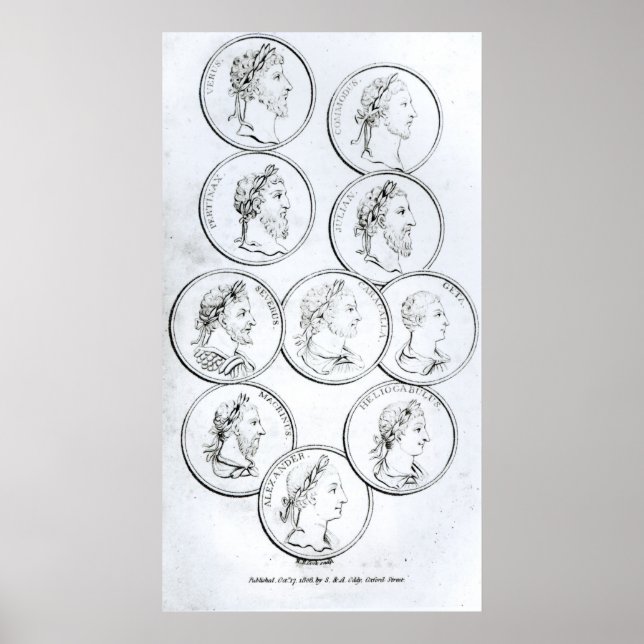 Póster Retratos de Imperadores Romanos (Frente)