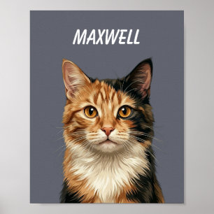 Poster Retratos Personalizados de Animais de Estimação Us