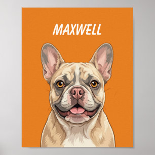 Poster Retratos Personalizados de Animais de Estimação Us