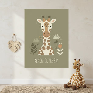 Poster Retratos Safari Girafa ID1264