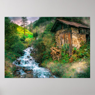 Poster Retretação do Homem de Montanha