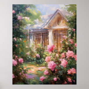 Poster Retretação do rosa Garden
