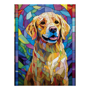 Póster Retriever de ouro