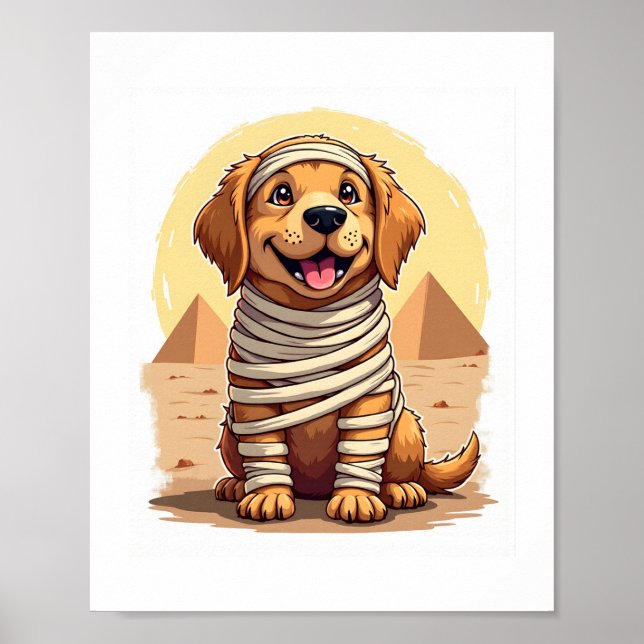 Poster Retriever de Ouro da múmia (Frente)